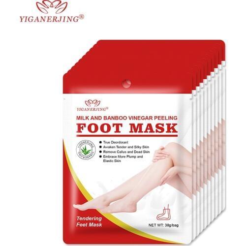 5Pair=10Pcs Baby Feet Peel Mask Remove Dead Skin Foot Mask for Legs Cream Exfoliating Mask Foot Care Socks for Pedicure Spa Sock