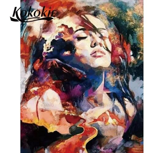 Handmade diamond embroidery sales Picture of Rhinestone full square beauty diamond art crafts diy diamond painting accessories