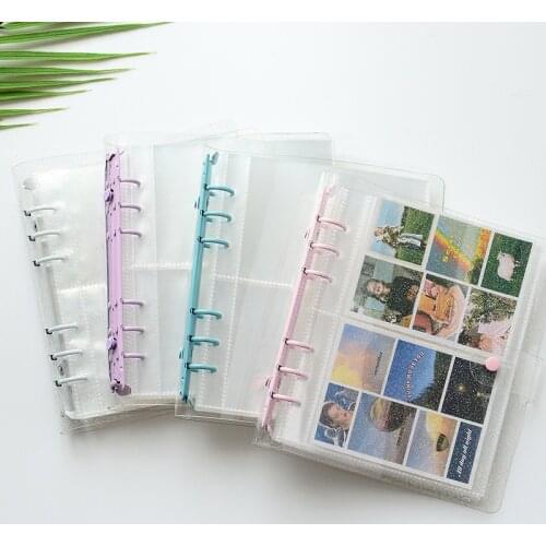 200 PP Pockets Colorful Binder Portable Photo Album Jelly Color Album for Mini Instax & Name Card 7s 8 25 50s Album de Photos