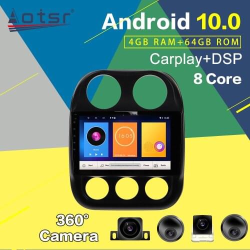 Car Multimedia For Jeep Compass 2011 2012 2013 2013 2014-2016 Android Radio Car GPS Navigation PX6 Auto Audio Stereo Head Unit