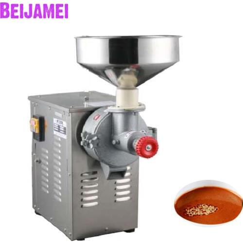 BEIJAMEI Commercial Peanut butter maker 15kg/h Sesame paste making Different Nut Butter Grinder Machine