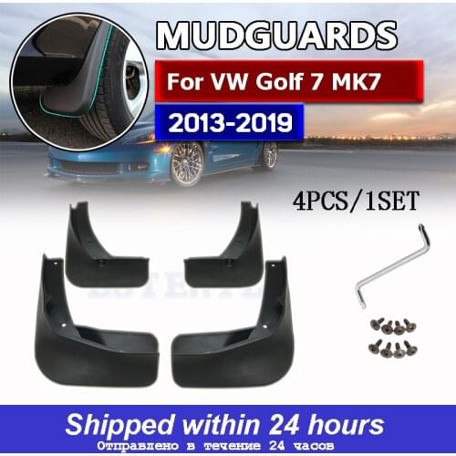 Car Accessories Fender Flares Mud Flaps Mudguards Splash Guards Mudflaps For VW Golf 7 MK7 2014 2015 2016 2017