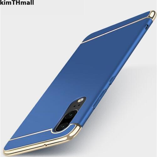 Case For Huawei Y7 Pro 2019 Cover Royal Gold Metal Plating TPU Hard Removable 3 in 1 Case For Huawei Y7 Pro 2019 case kimTHmall