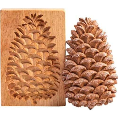 Wooden Provance Cookie Mold For Baking 3D Cake Embossing Baking Mold Rose Flowers Gingerbread Biscuit Cookie Stamp Press YOHOLOO