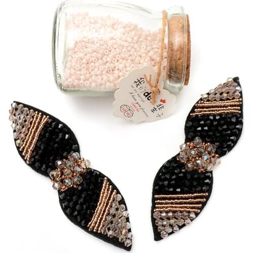 DIY 3D Handmade embroidery beaded butterfly patch aequin applique for Coat Trousers Bag Brooch