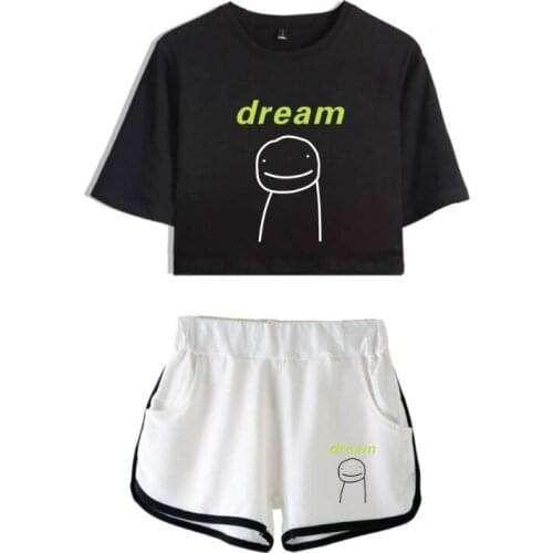 Dreamwastaken Tshirt Shorts Dream Was Taken Funny Dream Team Printing Costumes T shirt Shorts Sport Suits Tees Sets Girls Women