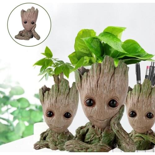 Baby Groot Figurine Dolls Toys Action Figure Collectible Model Toy Regular Creative Flower Pot Cute Tree Man Planter Pot