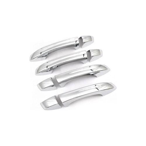 Chrome Door Handle Cover + Bowl Covers (4 Doors) For Volkswagen For VW Golf MK7