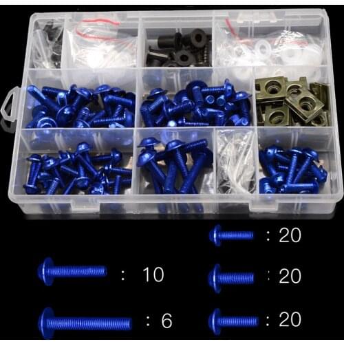 Motorcycle Fairing Bolts Screws Body Spring Bolts Kit For YAMAHA Super Tenere XTZ1200 XVS650 400 TRACER 900 GT 900GT