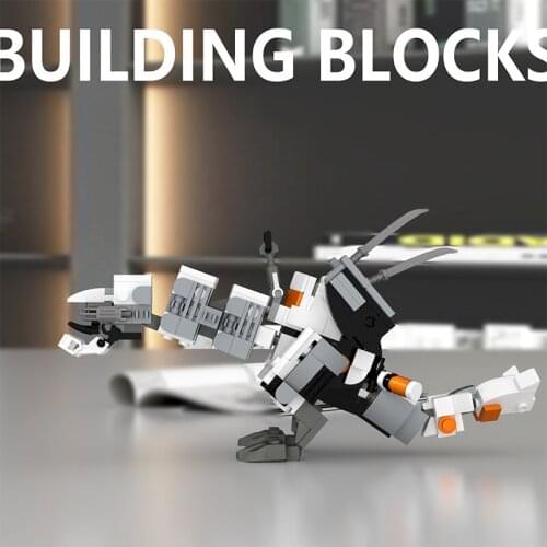 MOC Adventure GameThunder Monster Building Blocks Set Tooth Beast Model Bricks DIY Assemble Toys For Children Birthday Gifts