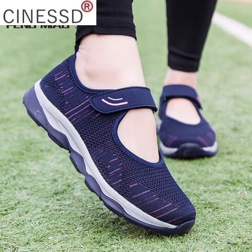 2021 Summer Fashion Women Flat Platform Shoes Woman Breathable Mesh Casual Sneakers Women Zapatos Mujer Ladies Boat Shoes
