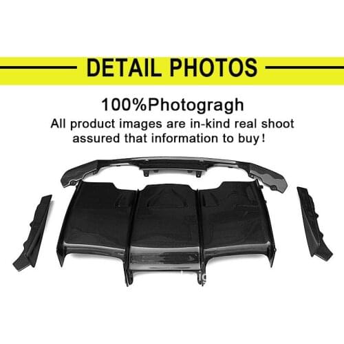 Lively2021 Fit For Bmw M4 F82 Psm Front Refitting Real Carbon Fiber Rear Lip