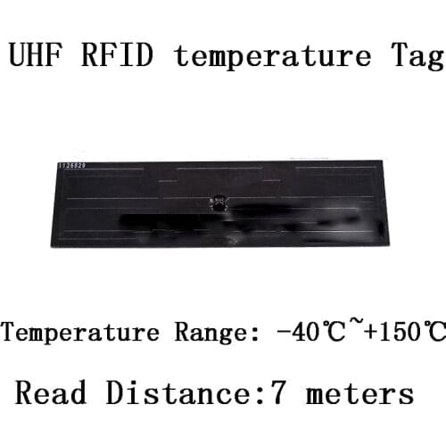50pcs UHF RFID Label Without Battery Long Range on Metel Fully Passive Temperature Sensor Tag