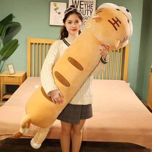 Soft/cute /plush /little Tiger/pillow/cotton Doll Toy Office Lunch Sleeping Pillow Christmas Gifts Birthday Gifts Girls Gifts