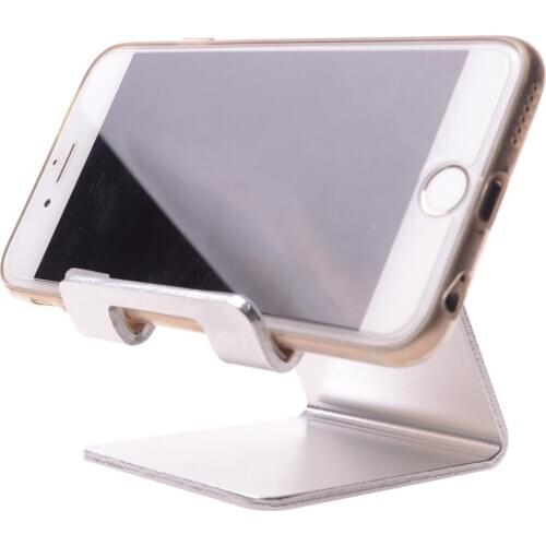 Creative mobile phone and tablet accessories Aluminum alloy one-piece molding Desktop mobile phone, tablet universal bracket