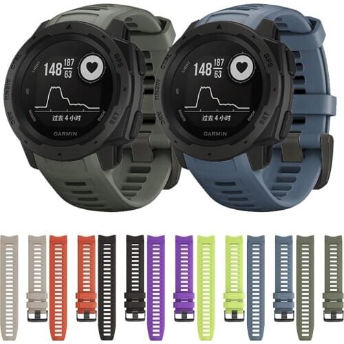 High Quality Smart Watch Band Straps For Garmin Instinct Quick Release Strap For Garmin Instinct Silicone Bracelet Wristband