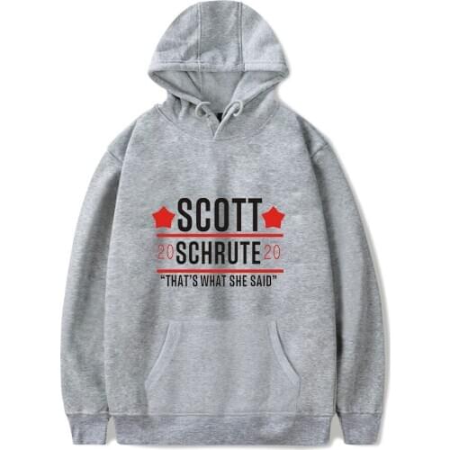 Hoodies Love mendunder mifflin SweatshirtsLetter Printing Fashion Hooded Pullover sweatershirts male/Women Hoodie Men