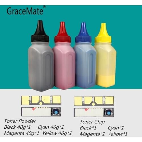 GraceMate Toner and Chip for Samsung CLT-409 CLT 409 CLT-K409S CLT-C409S CLT-M409S CLP-310 CLP-315 CLX-3170 CLX-3175 Cartridge