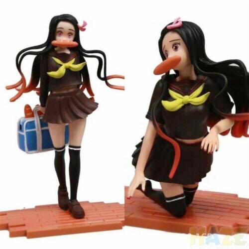 Anime Demon Slayer Kamado Nezuko Uniforms Ver. PVC Figure Model New No Box