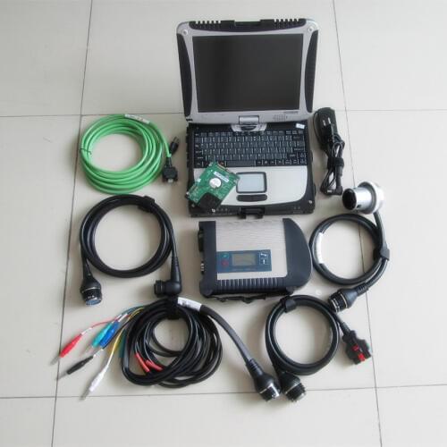 Wifi mb star c4 with hdd software 2020.12 newest with laptop toughbook cf19 diagnostic tool for cars & trucks full set