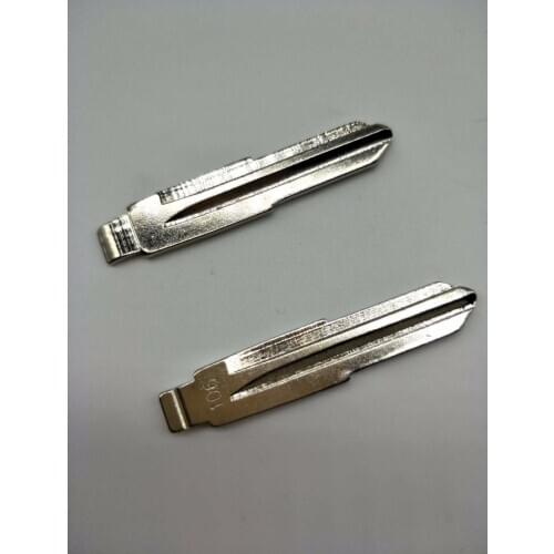 10Pcs/lot Best Qualit Metal Blank Uncut Flip KD Remote Key Blade Type NO.106 for chevrolet