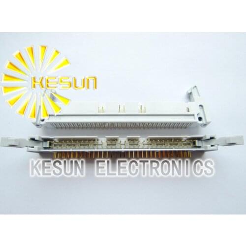 100PCS/LOT Right Angle DC2-64P 2.54mm Full Gold 3U Male Box Header With EarHigh quality