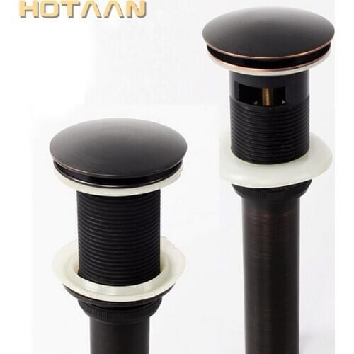 Free Shipping oil rubbed bronze Bathroom Brass Pop Up Sink Drain Brass Pop-up Drain basin waste