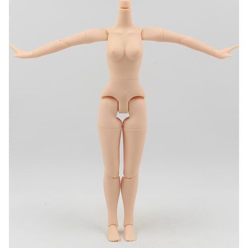 Free shipping on sale cheap DIY nude blyth doll BJD joint body 12 inch WHITE skin articulated body for 1/6 doll accessory