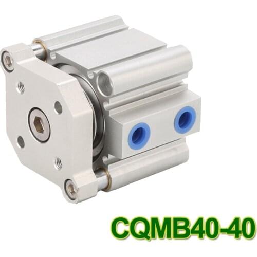 CQMB40-40 CDQMB40-40 CQM series 40mm bore 40mm thin type stroke compact guide rod cylinder single rod pneumatic cylinders