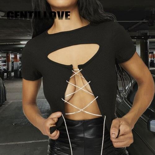 GENTILLOVE Women's Cropped T-shirts