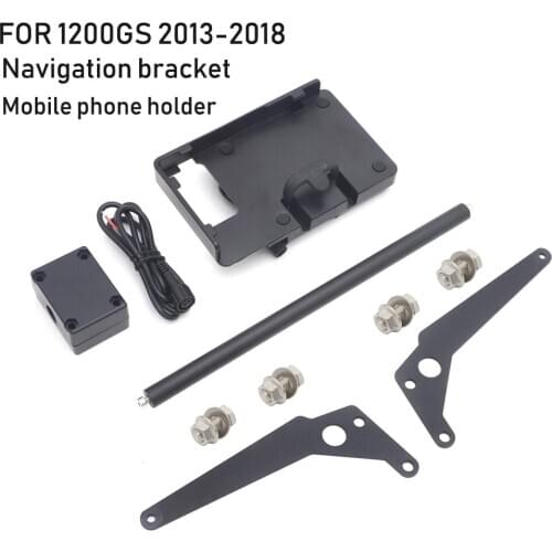 Mobile Phone Navigation Handlebar Bracket For BMW R1200GS R 1250 GS ADV LC 2013-2019 R1250GS R 1200 GS Adventure