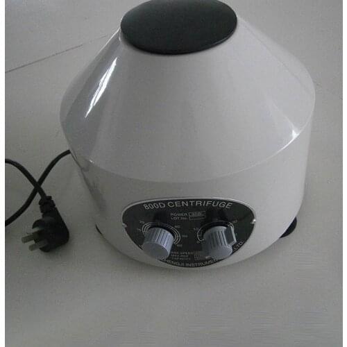 800D Medical Desktop Electric Centrifuge 40W 4000 RPM Low Speed Desktop Centrifuge Centrifuge With Timer 20Ml*6 Tube