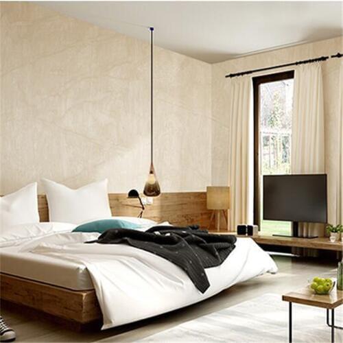 Beibehang wallpaper High-grade gray mottled living room bedroom plain background wallpaper Nordic nonwoven solid color wallpaper