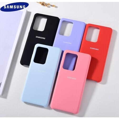 Official Liquid Silicone Phone Case Half Warpped Protective Back Cover For Galaxy s20 plus/s20+/s20 ultra Anti-fingerprint Shell