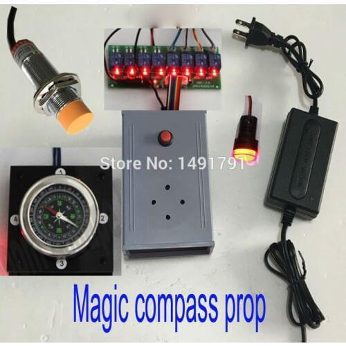 Adventure escape room game props for Takagism game magic compass get hidden clues via compass to run out real life room escape