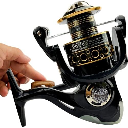 Fishing Reel Spinning 8KG Max Drag Metal Spool Stainless Steel Ball Bearing Saltwater reel for fishing