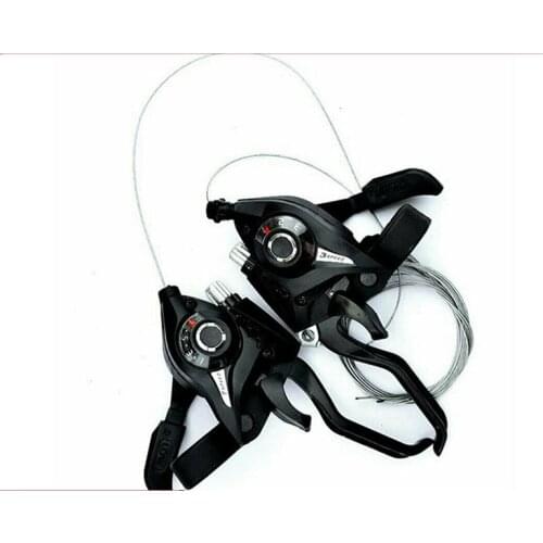 1Pair ST-EF51 gear shifter/brake lever 3 x 7/8 speed or set black v-brake for Mountain Road Bike Shift Levers Bike Handlebar