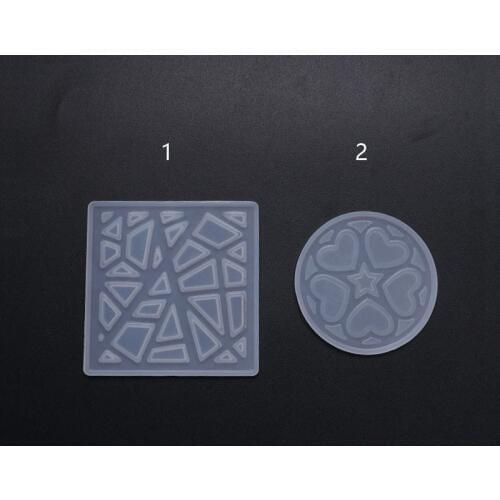 DIY crystal drop glue mold printing mold love irregular imitation paper cut window silicone mold