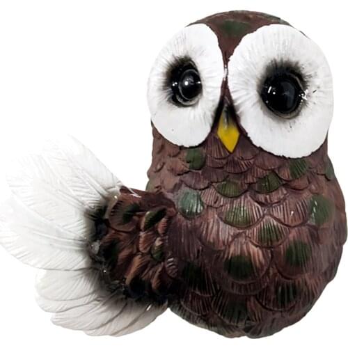 Owl Yard Sculptures Statues Tree Face Peeker Decorations Gardening jardin decoration exterieure decoracion jardin exterior