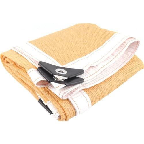 Customize Beige HDPE Anti-UV Sunshade Net Balcony Sunshade Sails Garden Succulent Plant Sun Shade Net Terrace Pool Cover Net