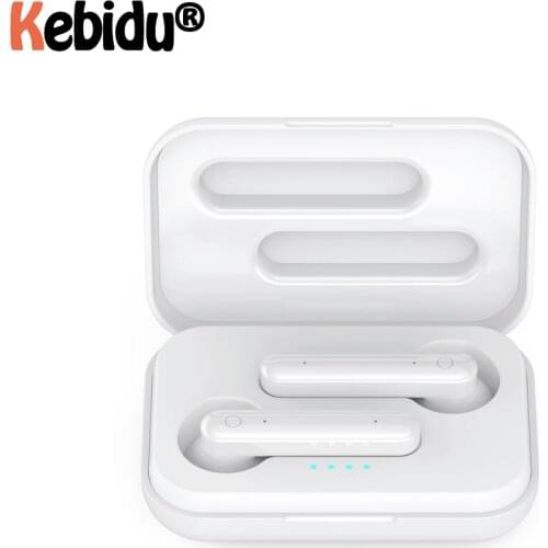 TWS HiFi Stereo Sound Noise Canceling Earphones Wireless Earbuds Bluetooth 5.0 Headphones With Touch Control LED Power Display