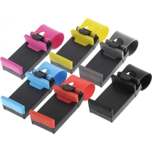 Universal Car Phone Holder Bracelet For Iphone 7 6 5s Steering Wheel Car Stand Mount For Samsung Note Series GPS Smart Phone