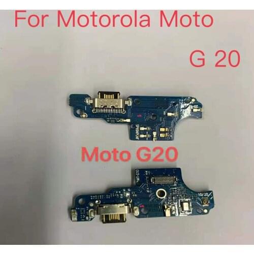 10pcs New USB Port Charging Board For Motorola Moto G 20 G20 USB Charging Dock Port Flex cable Repair Parts