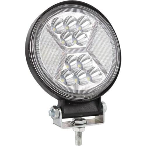 117W 4 inch Round Offroad LED Work Light Bar Spot Flood Beam White Yellow Light High Brightness Super Energy Saving Long Life