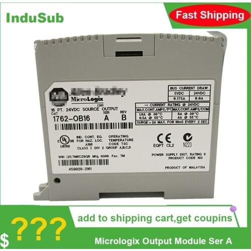 1762-OW16 Micrologix 1200 Ser A Analog 16 Outputs Digital Output Module