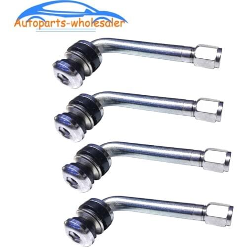 4 Pcs/lot Car 90 degree angled size XL,Universal Various Models 6CM 2.5 Chrome Tire Valve Stems YPQZW90DY6