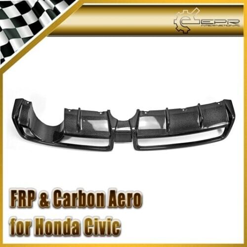 Car-styling Carbon Fiber Mugen Rear Diffuser For Honda 8th Gen Civic SI (Civic FA USDM Only)