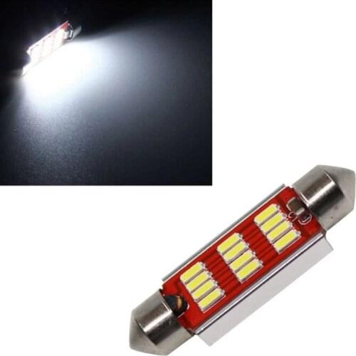 31/36/39/41mm LED Car Light Car Interior Reading Lamp Double Pointed Reading Light Roof License Plate Light