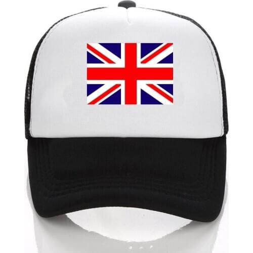 12 colors Cotton United Kingdom Flag Print Snapback Cap Men Women Hip Hop Dad Trucker Hat Baseball Cap Bone Garros For Children