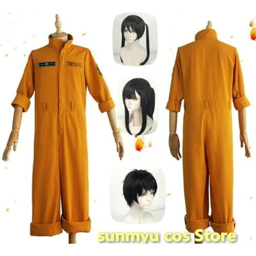 Enn Enn No Shouboutai Fire Force Jumpsuit Maki Oze Shinra Kusakabe Kotatsu Tamaki Cosplay Costume Custom Size Halloween